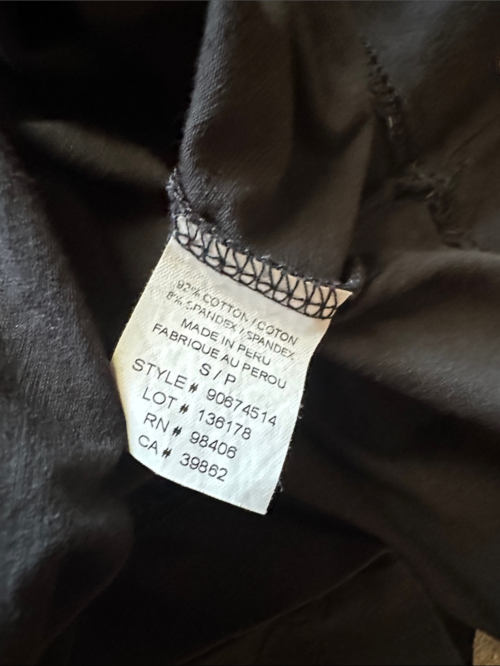 Theory Black Short-Sleeve Ruffle-Front Tee - Picture 4 of 6